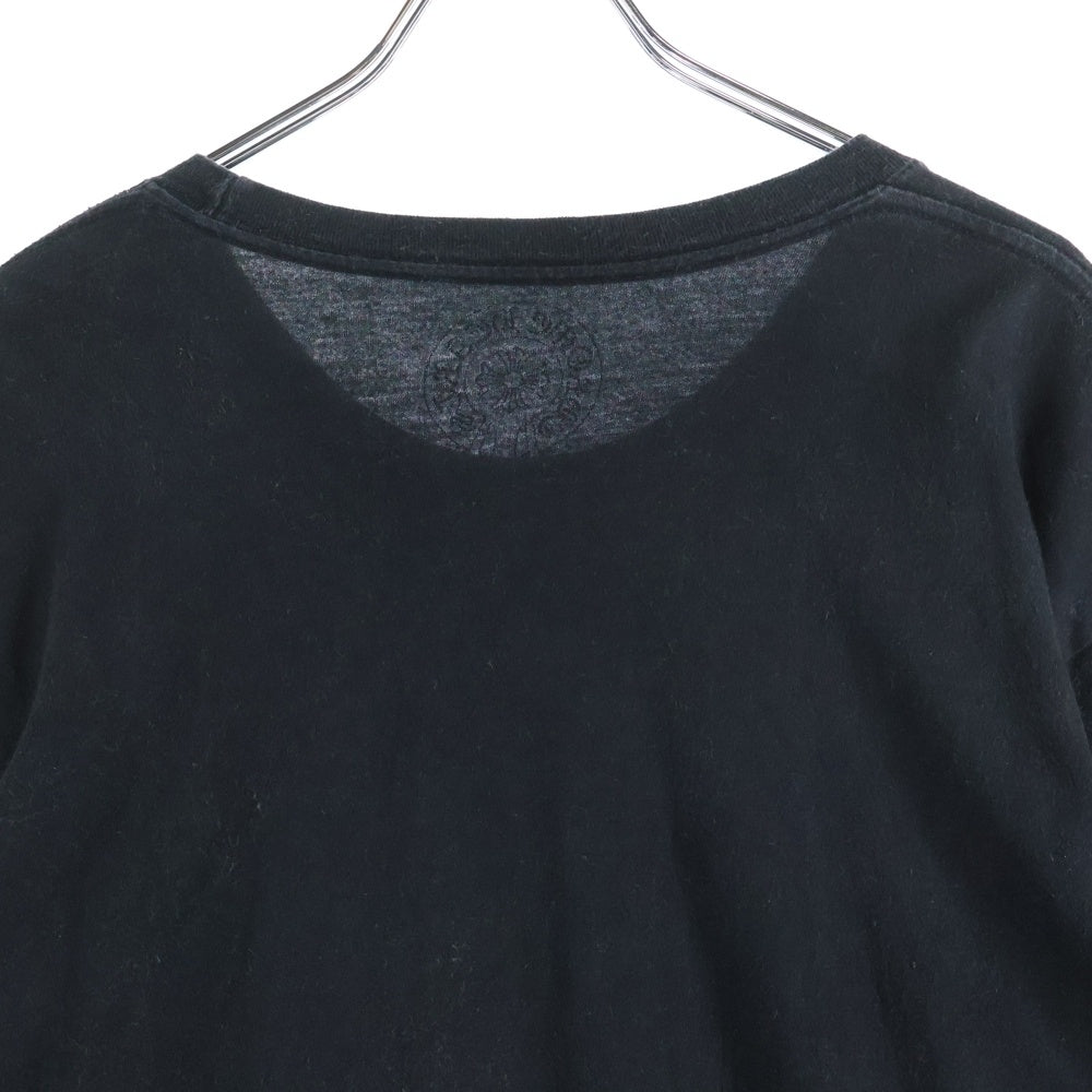 CHROME HEARTS(クロムハーツ) Multi Color Horseshoe L/S T-shirt マルチカラー ホースシュー クルーネック長袖Tシャツカットソー ブラック