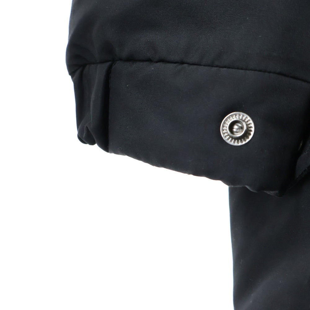 MONCLER(モンクレール) 19AW CHARNIER E20914236005 シャルニエ アームロゴ ジップアップダウンジャケット ブラック