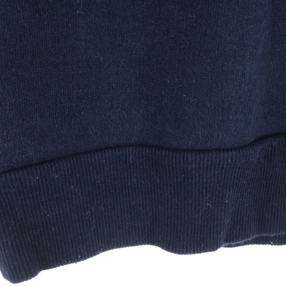 FRED PERRY(フレッドペリー) フットボールカラー トレーナー フロントワンポイントロゴ刺繍 ネイビー