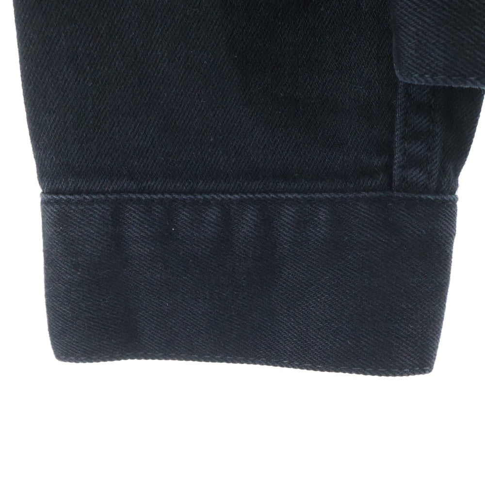 VANQUISH(ヴァンキッシュ) カラーデニムジャケット ブラック VJJ4039