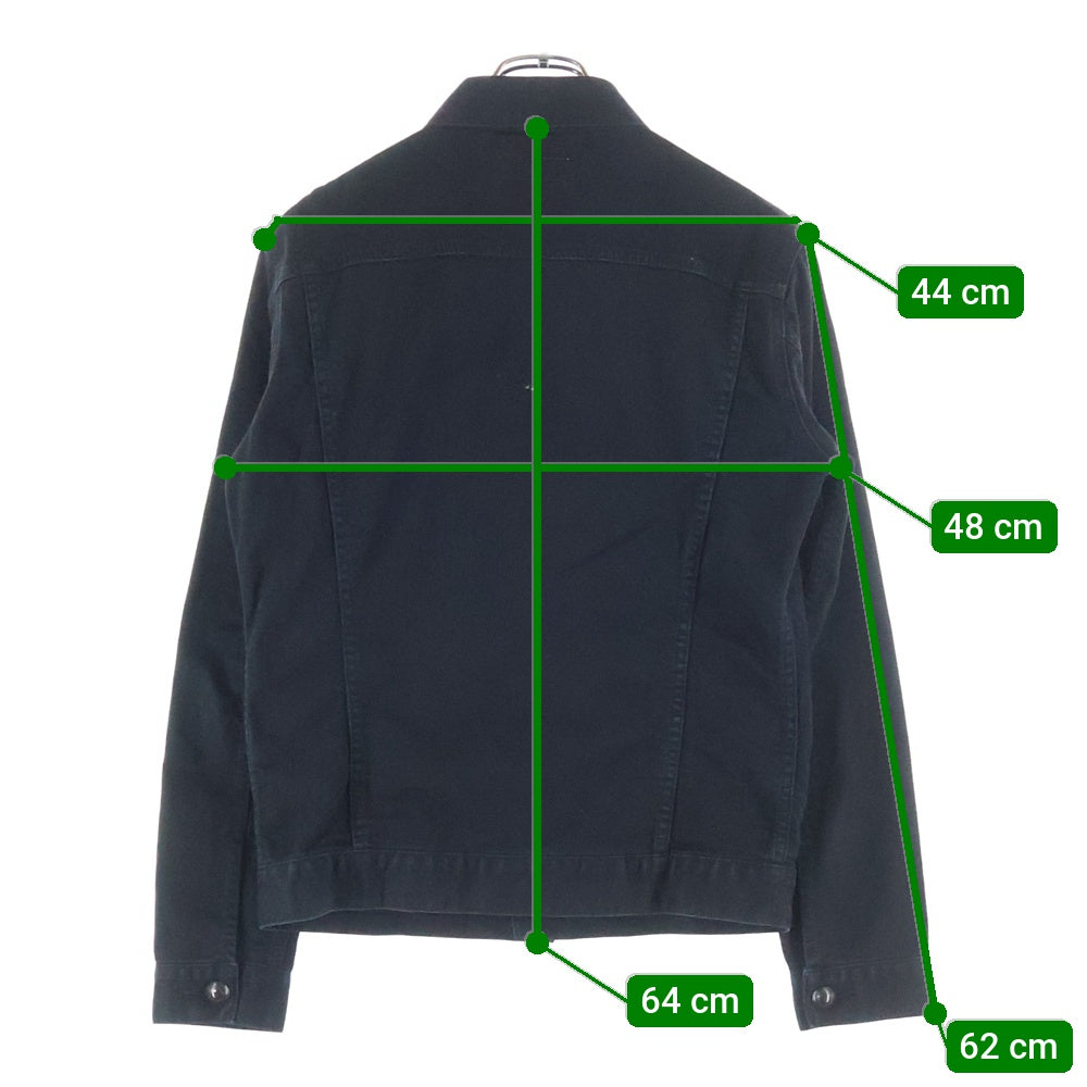 VANQUISH(ヴァンキッシュ) カラーデニムジャケット ブラック VJJ4039