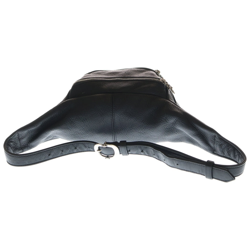 CHROME HEARTS(クロムハーツ) #1 SNAT PACK スナットパック ダガージップ ガンスリンガーベルト レザーウエストバッグ ブラック BCA378