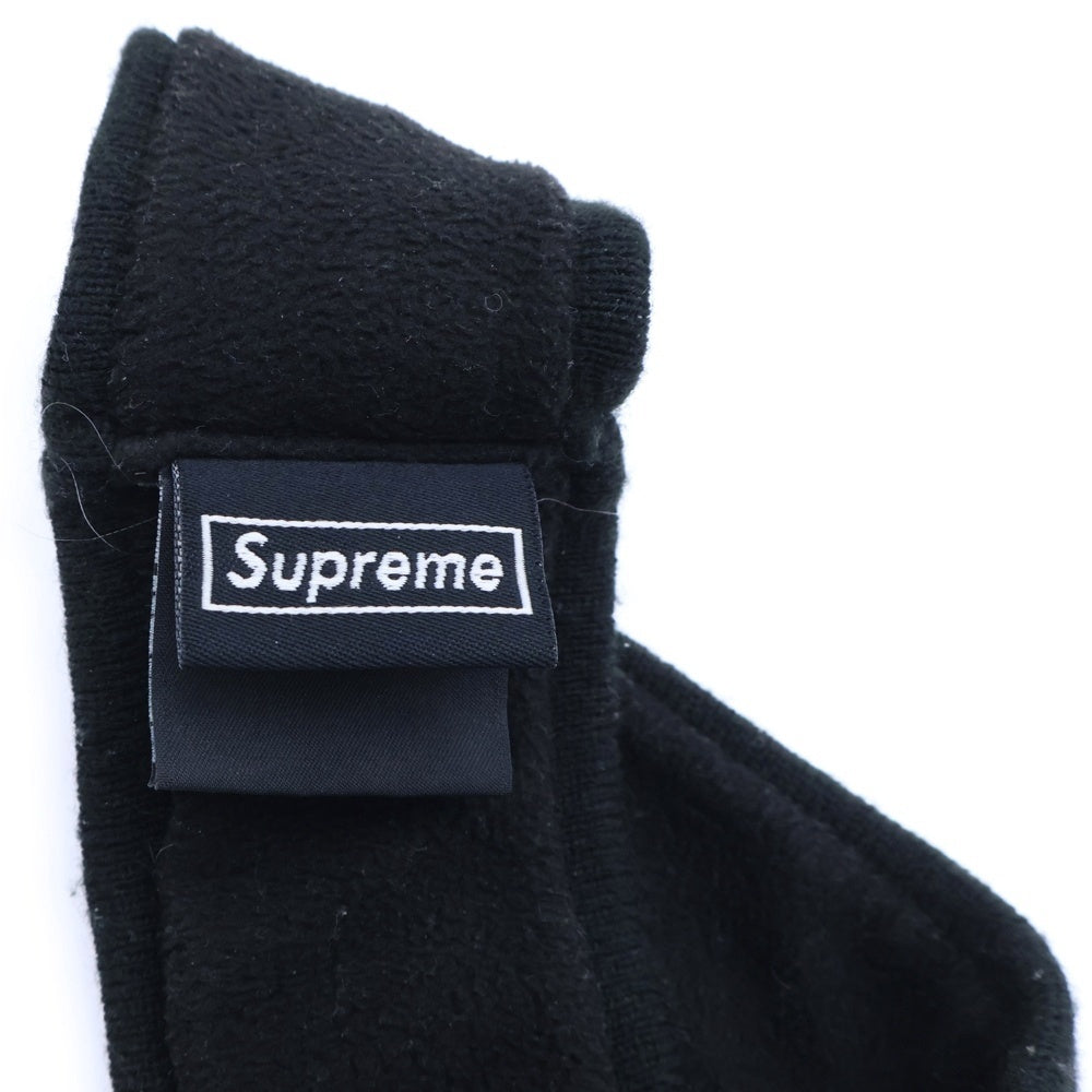 SUPREME(シュプリーム) ×NEW ERA 18AW Big Logo Headband ×ニューエラ ビッグロゴ ヘアバンド ブラック/ホワイト