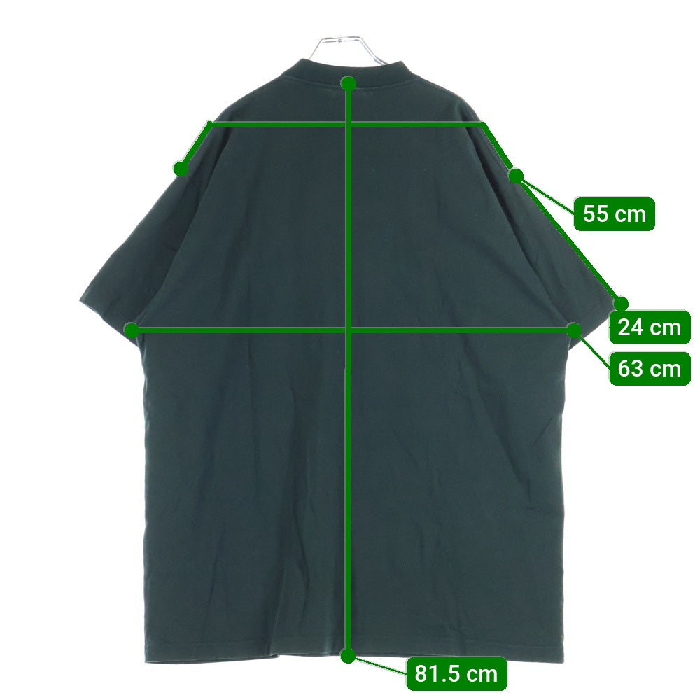 BALENCIAGA(バレンシアガ) 23SS ×adidas ×アディダス トレフォイルロゴ オーバーサイズTシャツ クルーネック半袖Tシャツカットソー グリーン 723976 TNVN8