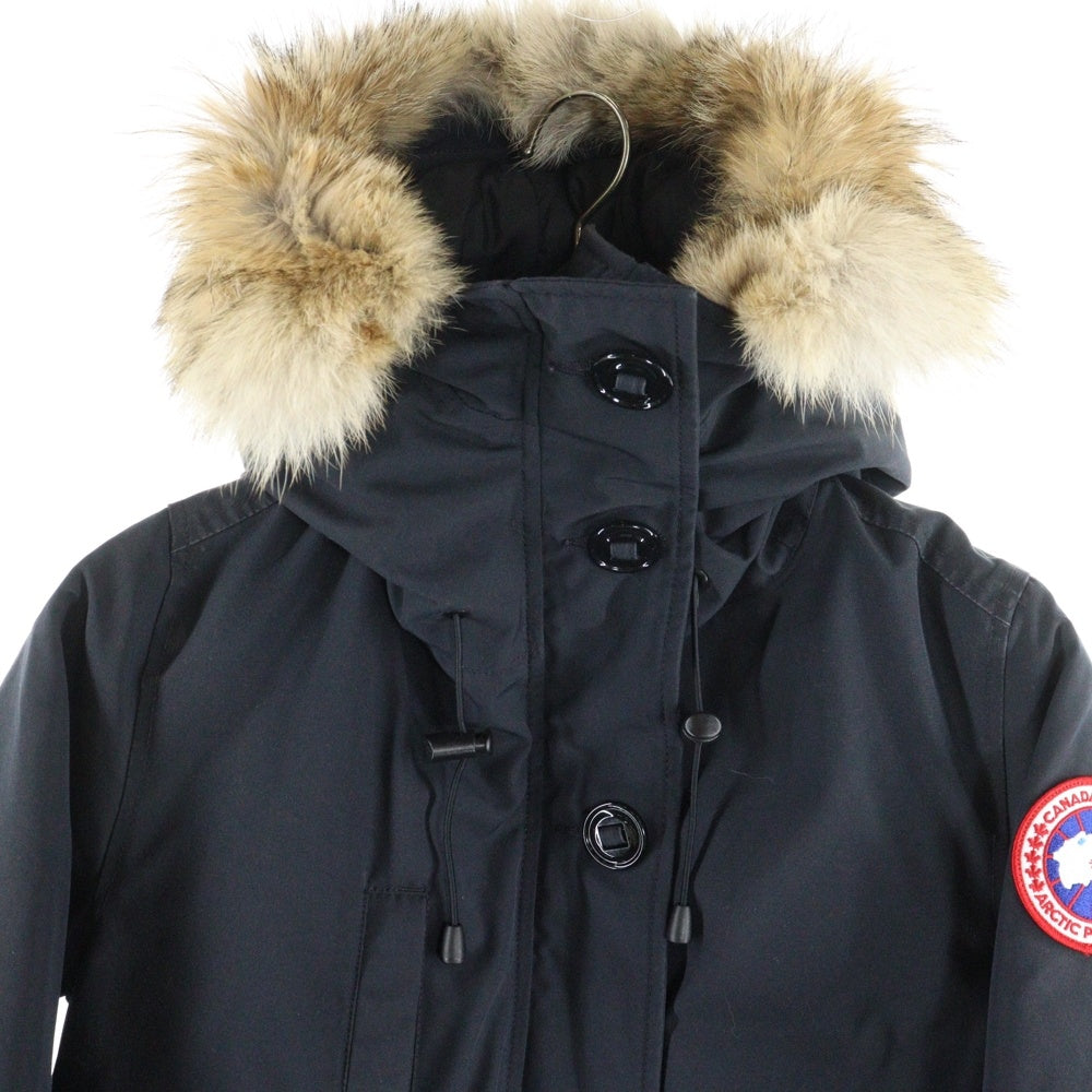CANADA GOOSE(カナダグース) CHARLOTTE PARKA 2300JL シャーロットパーカー ジップアップ ファーフーデッド ダウンジャケット ブラック レディース