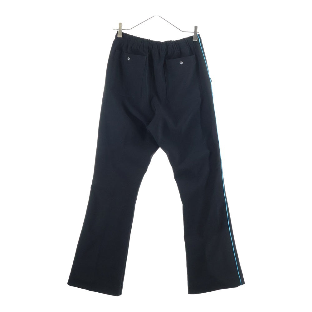 Needles(ニードルス) TRACK PANTS RW260 フロントロゴ刺繍 トラックパンツ ブラック