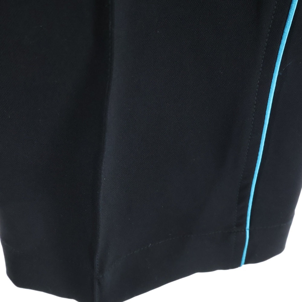 Needles(ニードルス) TRACK PANTS RW260 フロントロゴ刺繍 トラックパンツ ブラック