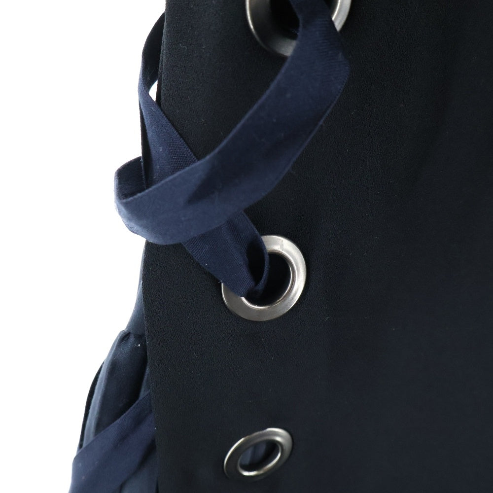 Yasutoshi Ezumi(ヤストシエズミ) YASUTOSHI EZUMI 【ヤストシエズミ】 ドッキングノースリーブワンピース ブラック レディース