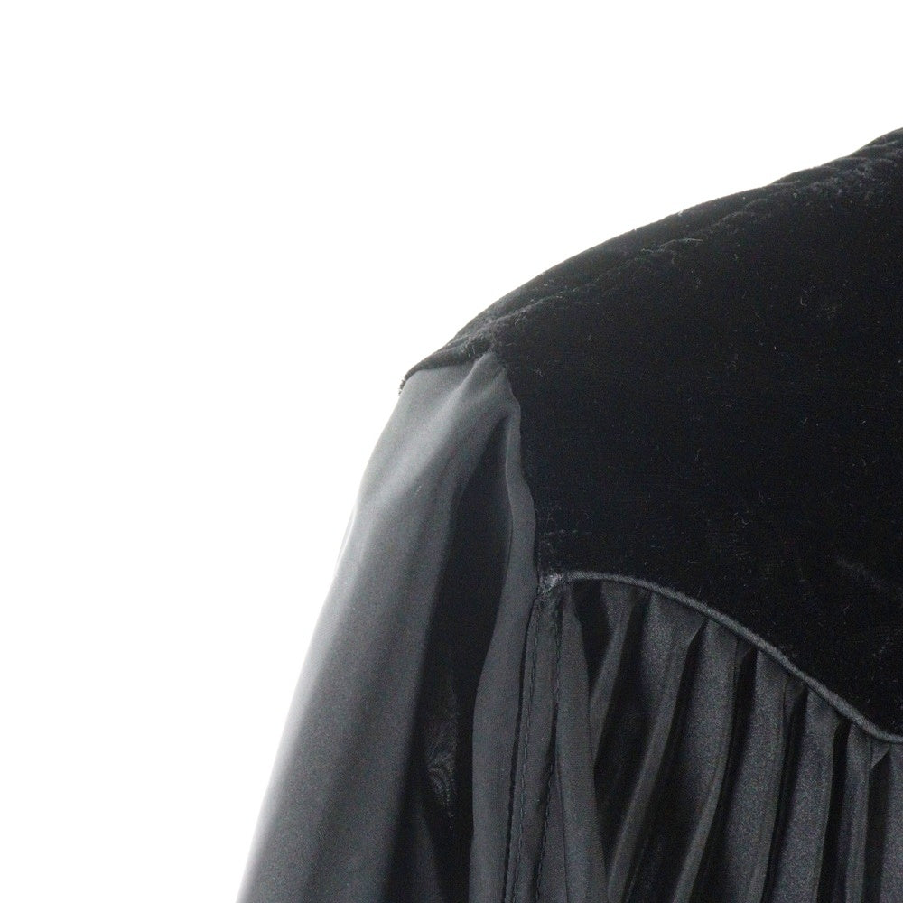 REPLAY(リプレイ) プリーツ 長袖シャツ ロングスリーブ ワンピース ブラック レディース 2257433