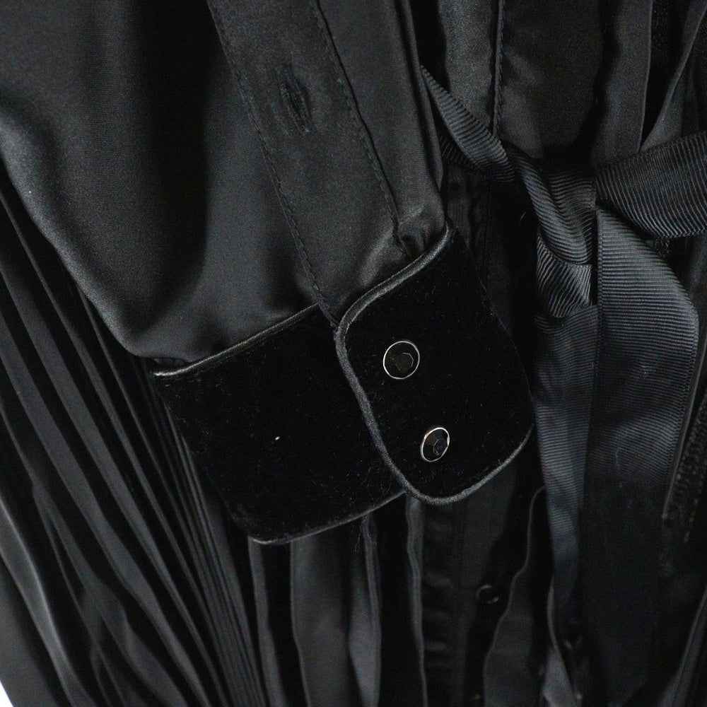 REPLAY(リプレイ) プリーツ 長袖シャツ ロングスリーブ ワンピース ブラック レディース 2257433