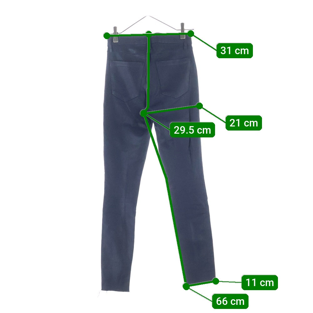 JOE's(ジョーズ) スエードスキニーデニムパンツ ネイビー レディース JL5748