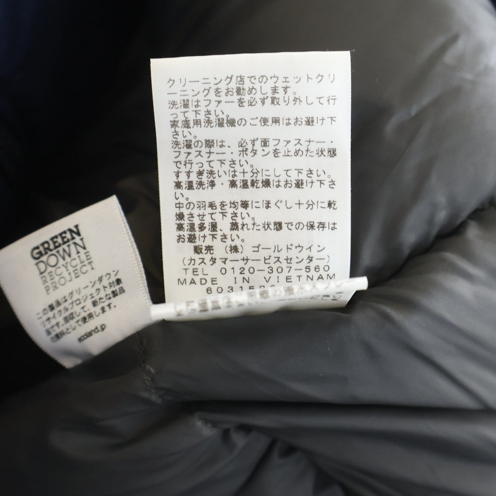 THE NORTH FACE(ザノースフェイス) MCMURDO PARKA ND91645 マクマードパーカ ダウンジャケット ファーフーディ ネイビー