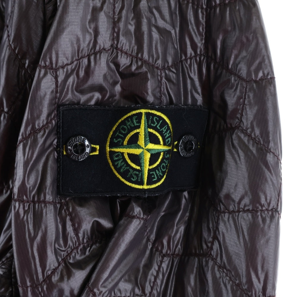 STONE ISLAND(ストーンアイランド) 18AW Chocolate Brown Pertex Quantum Primaloft Smock 681542821 フーデッド プルオーバー ナイロンジャケット チョコレートブラウン