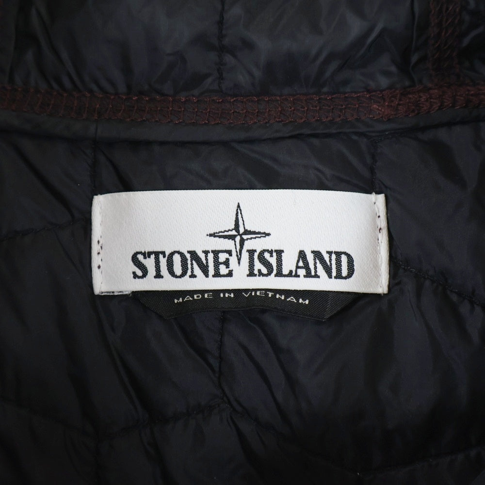 STONE ISLAND(ストーンアイランド) 18AW Chocolate Brown Pertex Quantum Primaloft Smock 681542821 フーデッド プルオーバー ナイロンジャケット チョコレートブラウン