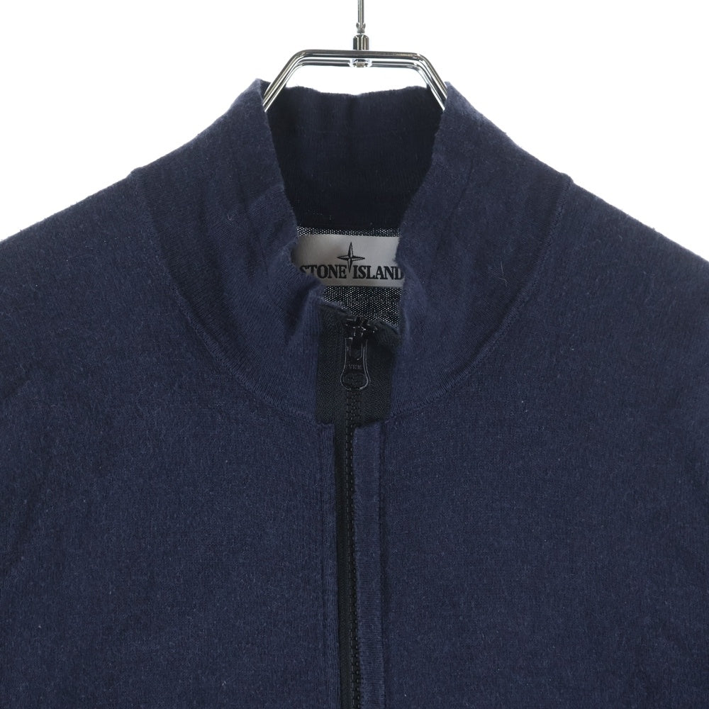 STONE ISLAND(ストーンアイランド) 18SS driver's knit 6815545B9 ドライバーズニット ジップアップ ニット カーディガン ネイビー
