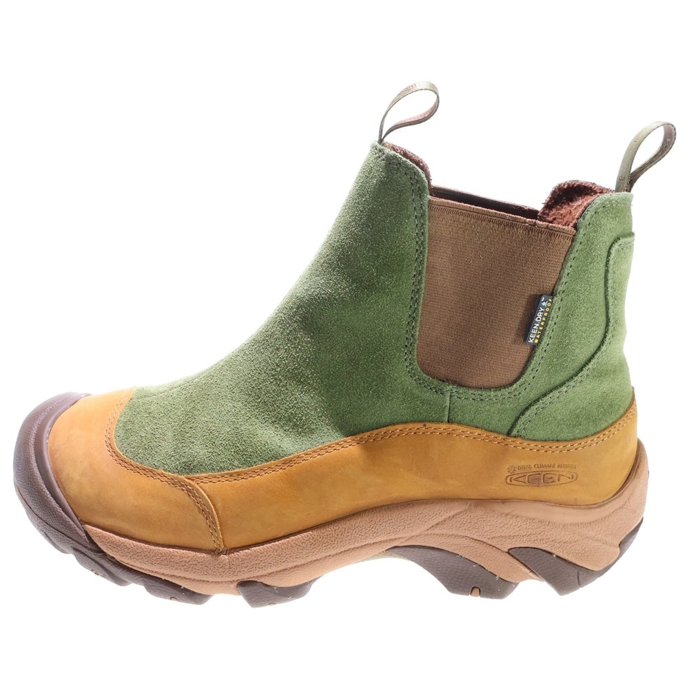 KEEN(キーン) スエード サイドゴアブーツ ブラウン/カーキ 1014077