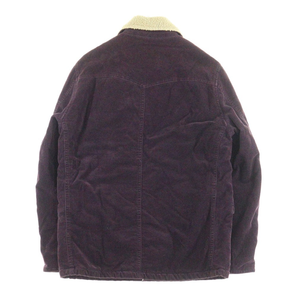 HYSTERIC GLAMOUR(ヒステリックグラマー) 裏ボア地 コーデュロイジャケット パープル 0224AC01