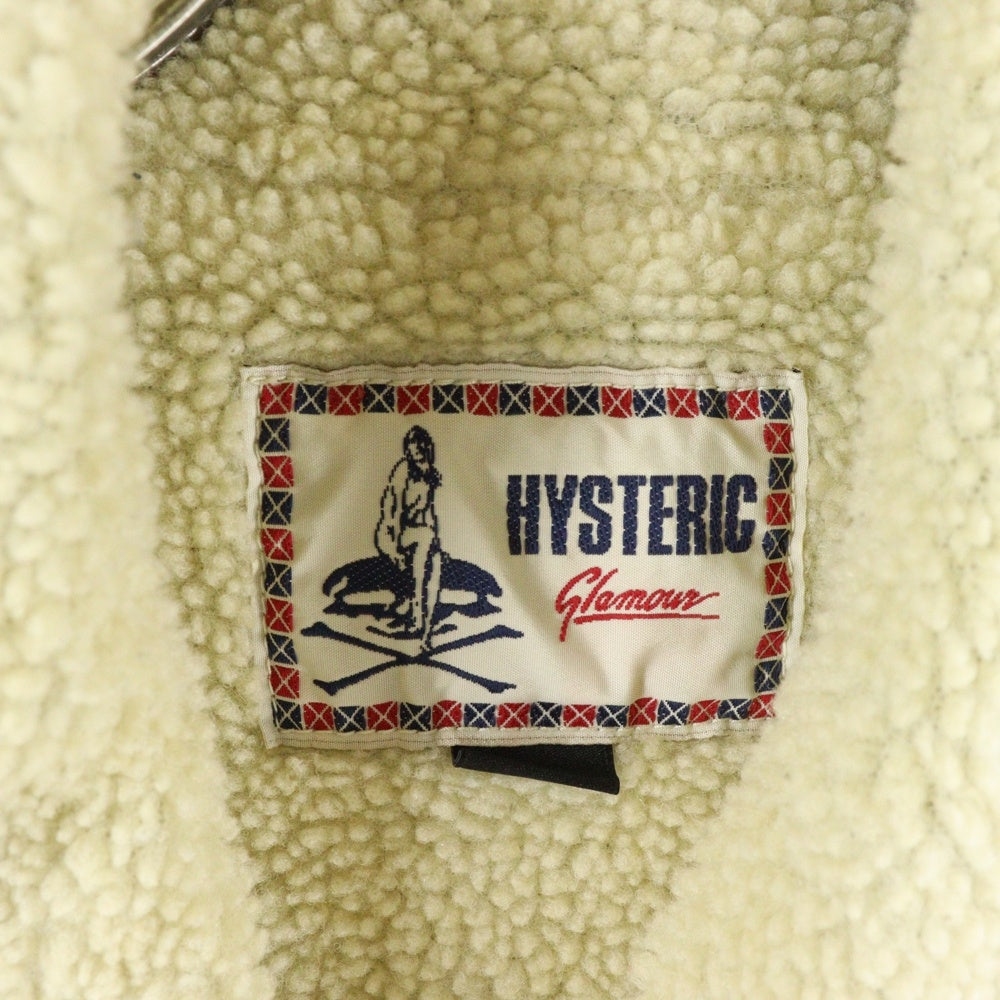 HYSTERIC GLAMOUR(ヒステリックグラマー) 裏ボア地 コーデュロイジャケット パープル 0224AC01