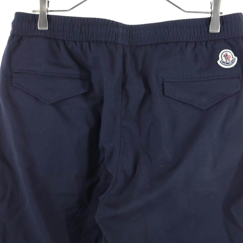 MONCLER(モンクレール) 24AW PANTALONE J10912A00005 パンタローン ウールトラックパンツ ネイビー