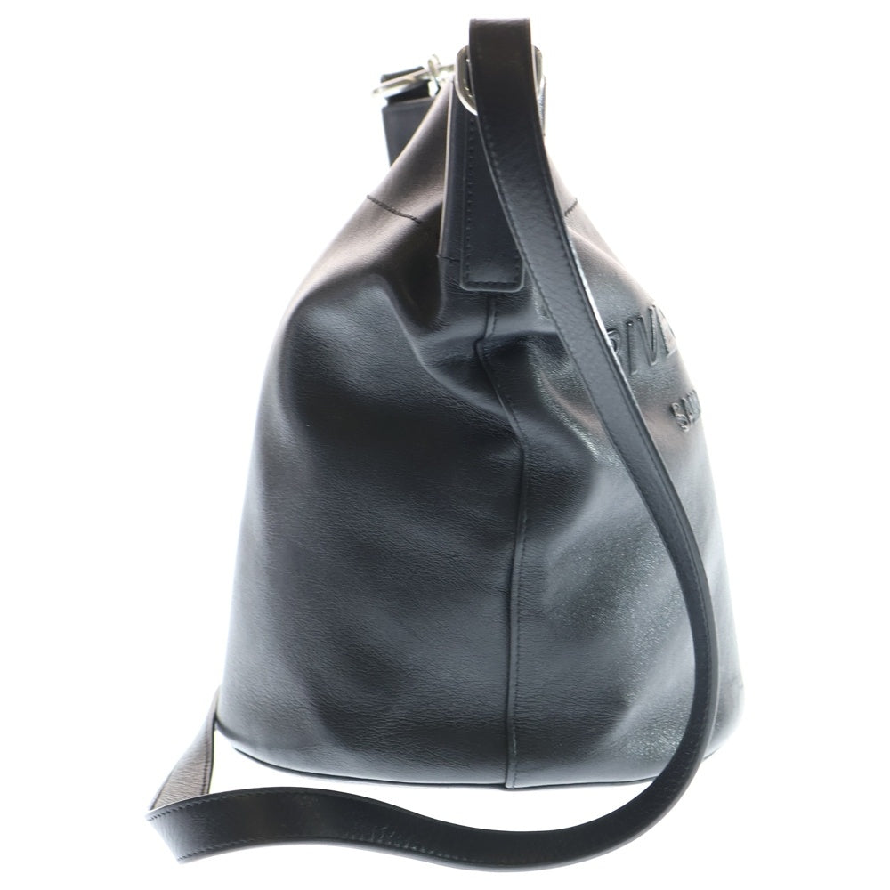 SAINT LAURENT PARIS(サンローランパリ) RIVE GAUCHE リヴ ゴーシュ バケット レザー ショルダーバッグ ブラック 683559 レディース