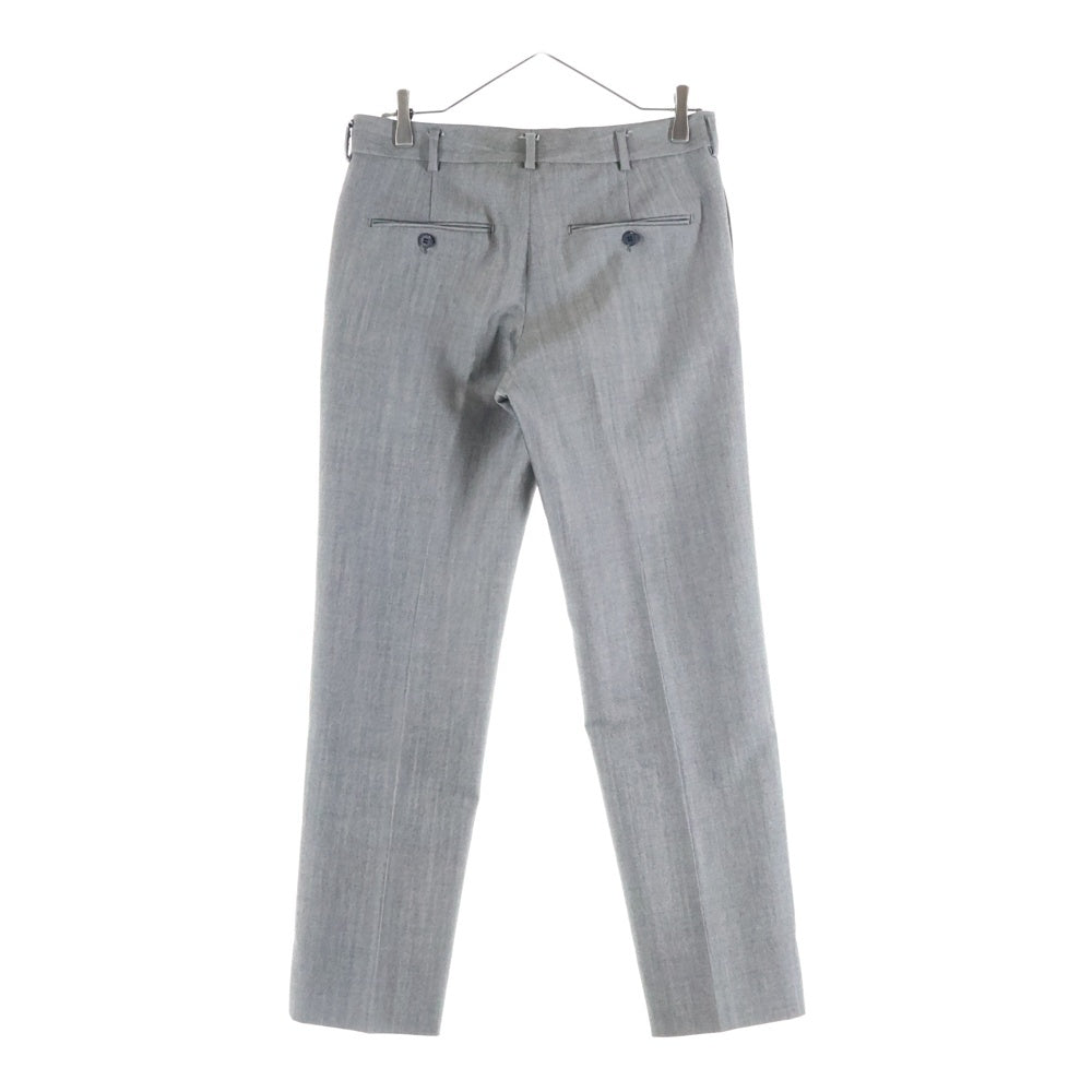 SAINT LAURENT PARIS(サンローランパリ) Classic Slim Gabardine Wool Trousers Pants クラシック スリム ウール トラウザーパンツ グレー 460705