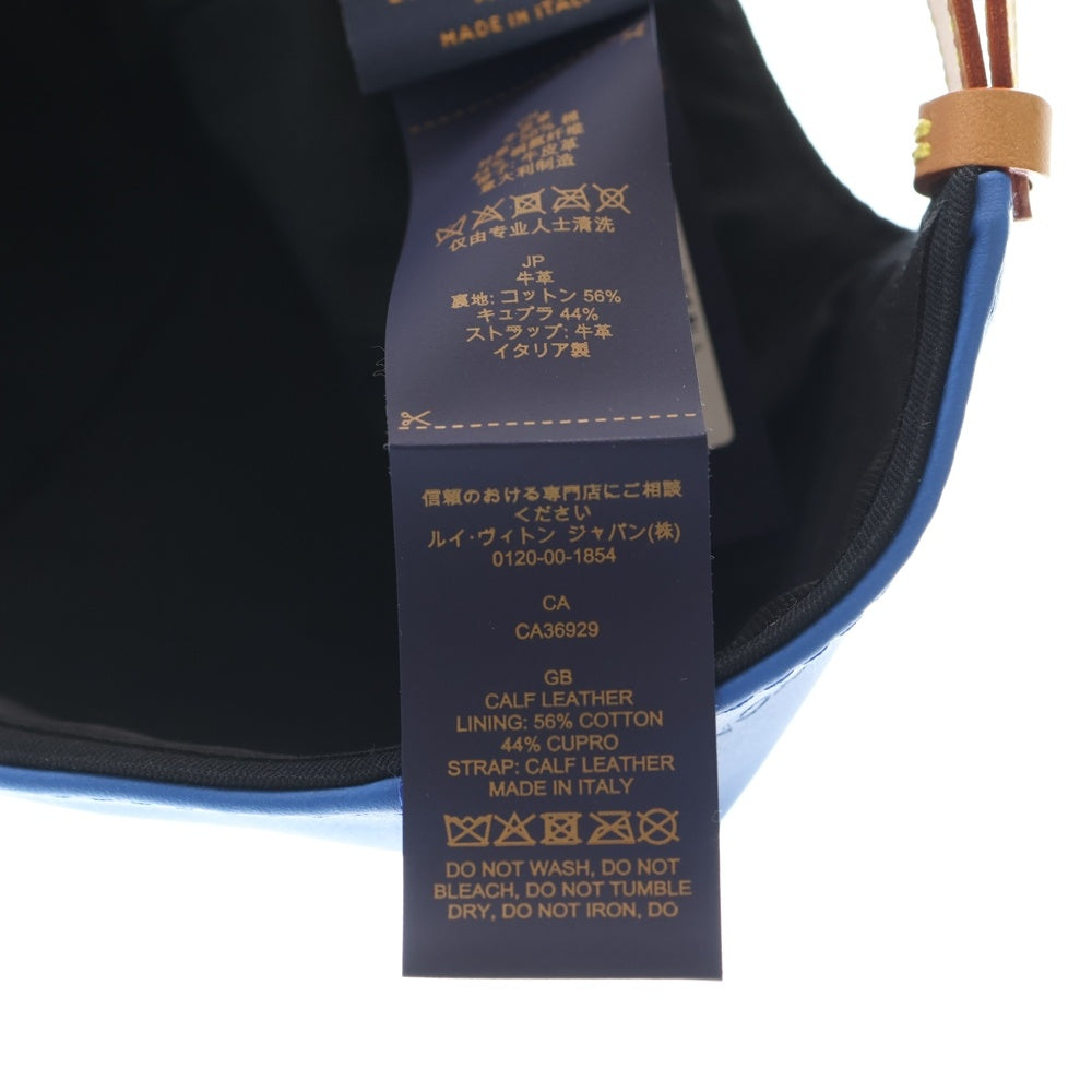 LOUIS VUITTON(ルイヴィトン) Monogram Colours Cap モノグラム カラーズ キャップ レザー 帽子 ブルー M7393L