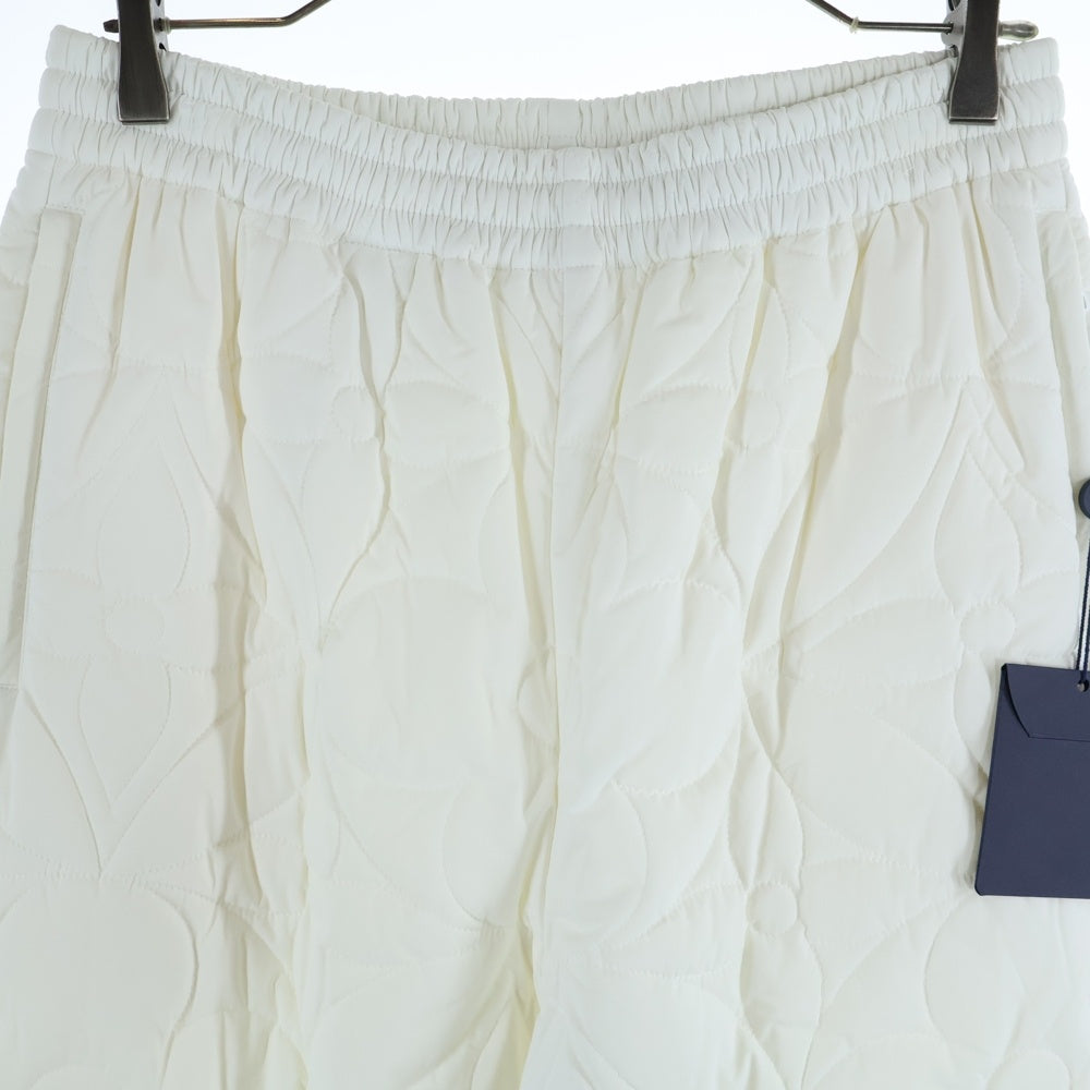 LOUIS VUITTON(ルイヴィトン) 21AW モノグラム フラワー キルティング パンツ ホワイト RM212Q DH1 HLP51W