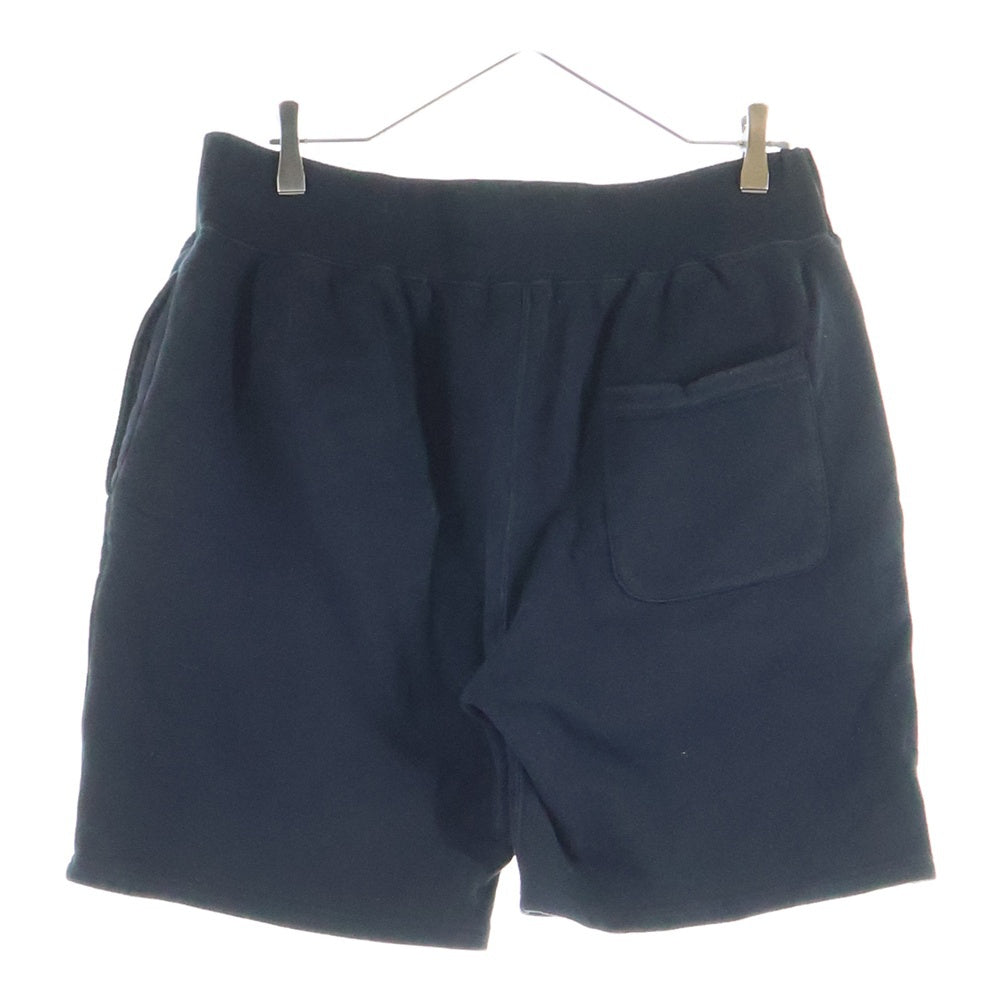 A BATHING APE(アベイシングエイプ) フロントロゴプリントハーフパンツ ショーツ ブラック 004SPI201001M