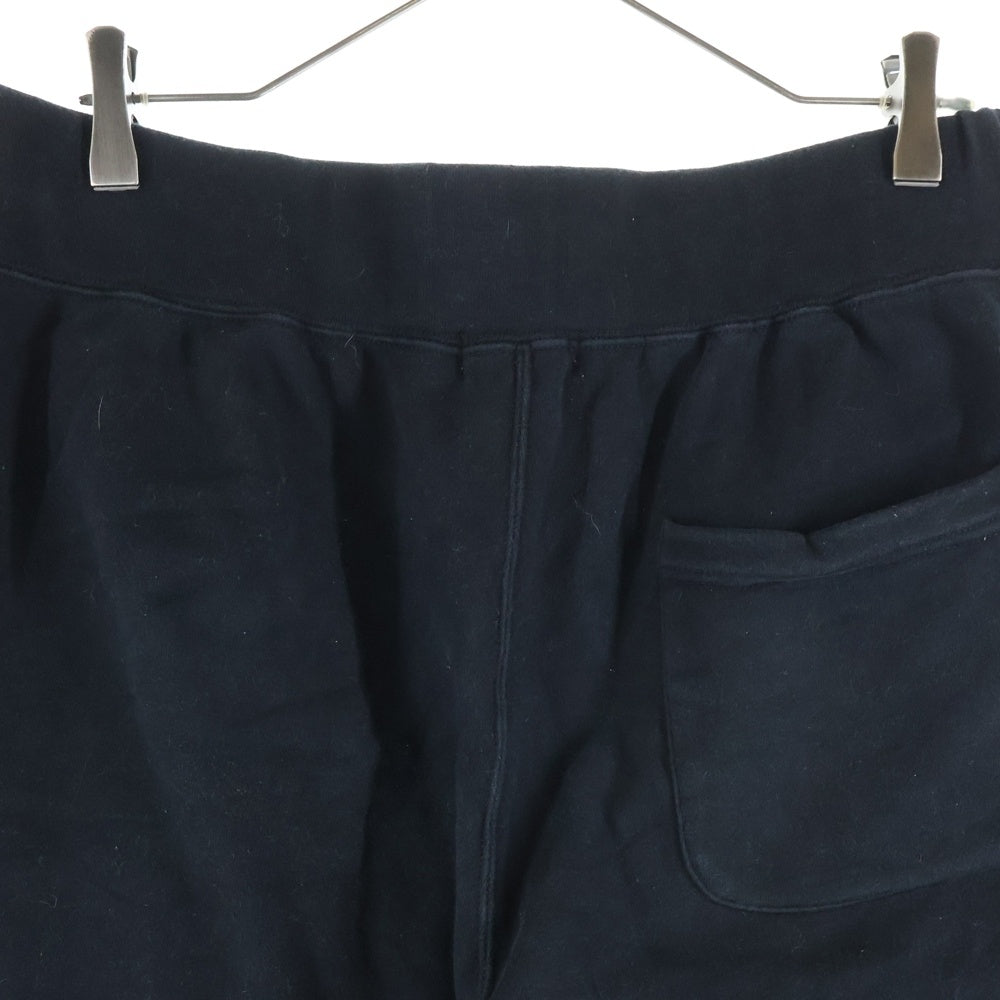 A BATHING APE(アベイシングエイプ) フロントロゴプリントハーフパンツ ショーツ ブラック 004SPI201001M