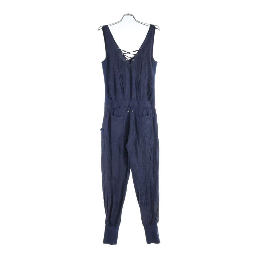 NO BRAND(ノーブランド) taille 【タイレ】 ノースリーブ レーヨン オールインワン レディース ネイビー 3210090004