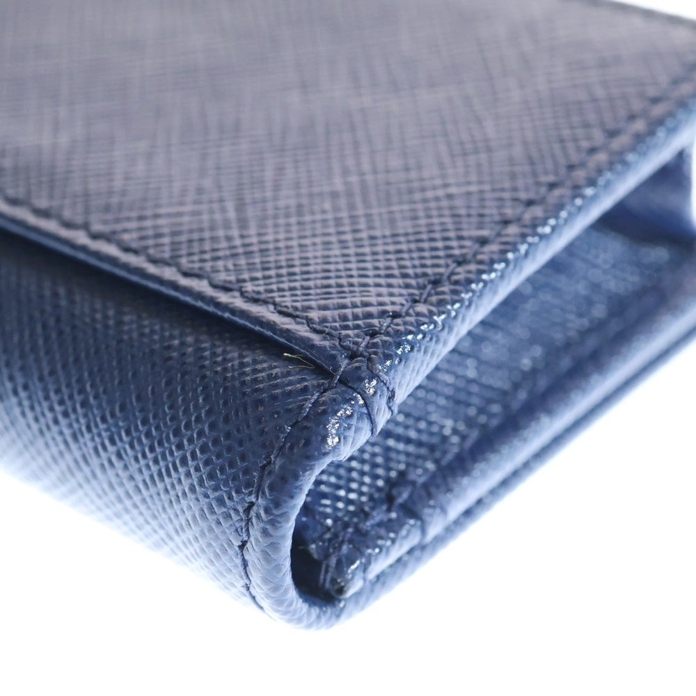 PRADA(プラダ) サフィアーノレザー カードケース ブルー 1MC122 QWA レディース