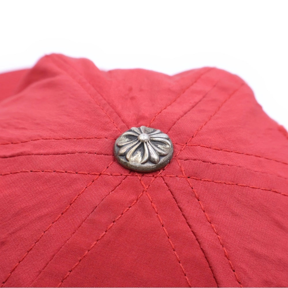 CHROME HEARTS(クロムハーツ) ×BELLA HADID SLOUCH 5-PANEL ベラ ハディッド スロウチ 5パネル ベースボールキャップ 帽子 レッド