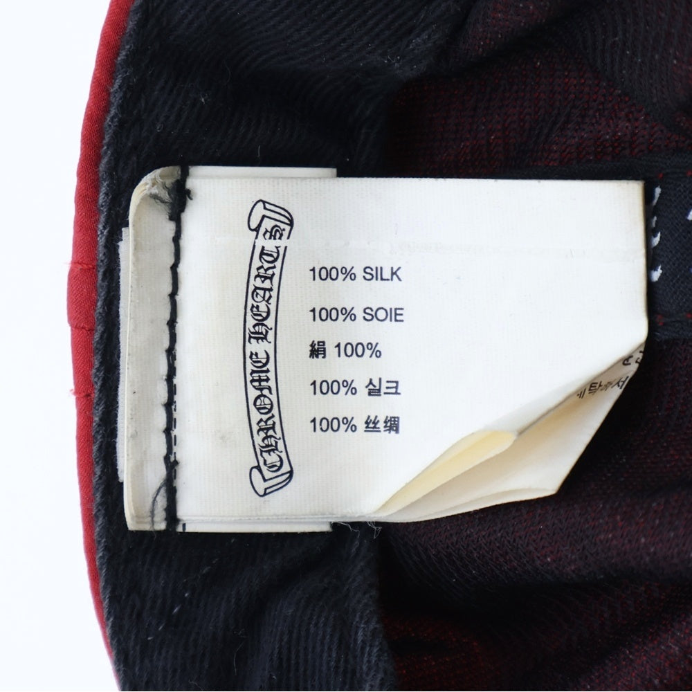 CHROME HEARTS(クロムハーツ) ×BELLA HADID SLOUCH 5-PANEL ベラ ハディッド スロウチ 5パネル ベースボールキャップ 帽子 レッド