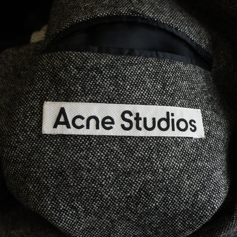 Acne Studios(アクネ ストゥディオズ) Double Breasted Belted Blazer FN-WN-SUIT000313 ダブルブレスト ベルト付きスーツジャケット テーラードジャケット レディース グレー