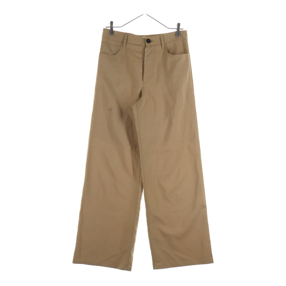MARNI(マルニ) 21AW WIDE SLACKS PAMA0264U0TW839 ウール ワイドスラックスパンツ ベージュ レディース