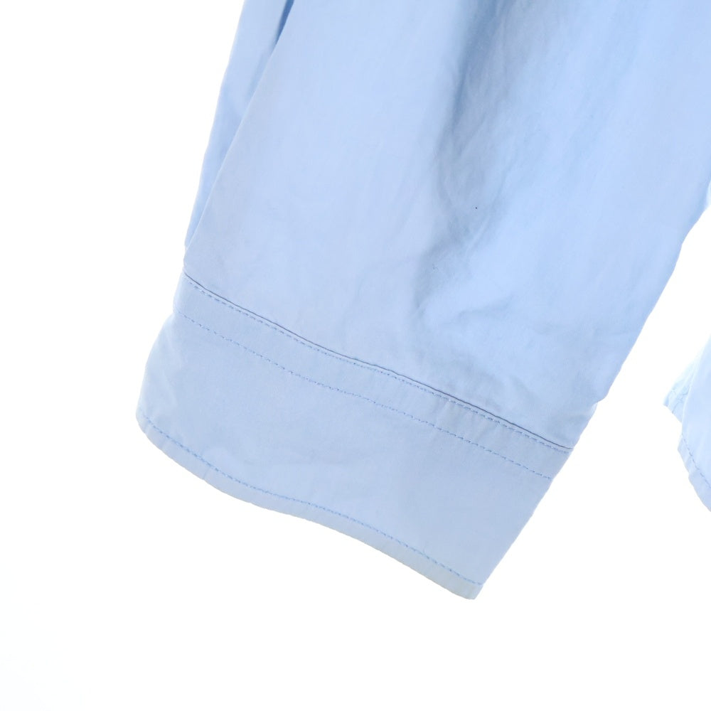 KENZO(ケンゾー) BOKE FLOWER CRES SHIRT FC65CH4099LH ボケフラワーロゴ刺繍 長袖シャツ ブルー