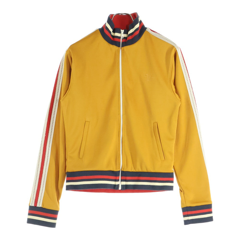 Wales Bonner(ウェールズ ボナー) 21AW TRACK JACKET フロントワンポイントロゴ刺繍 トラックジャケット ジャージ マスタード