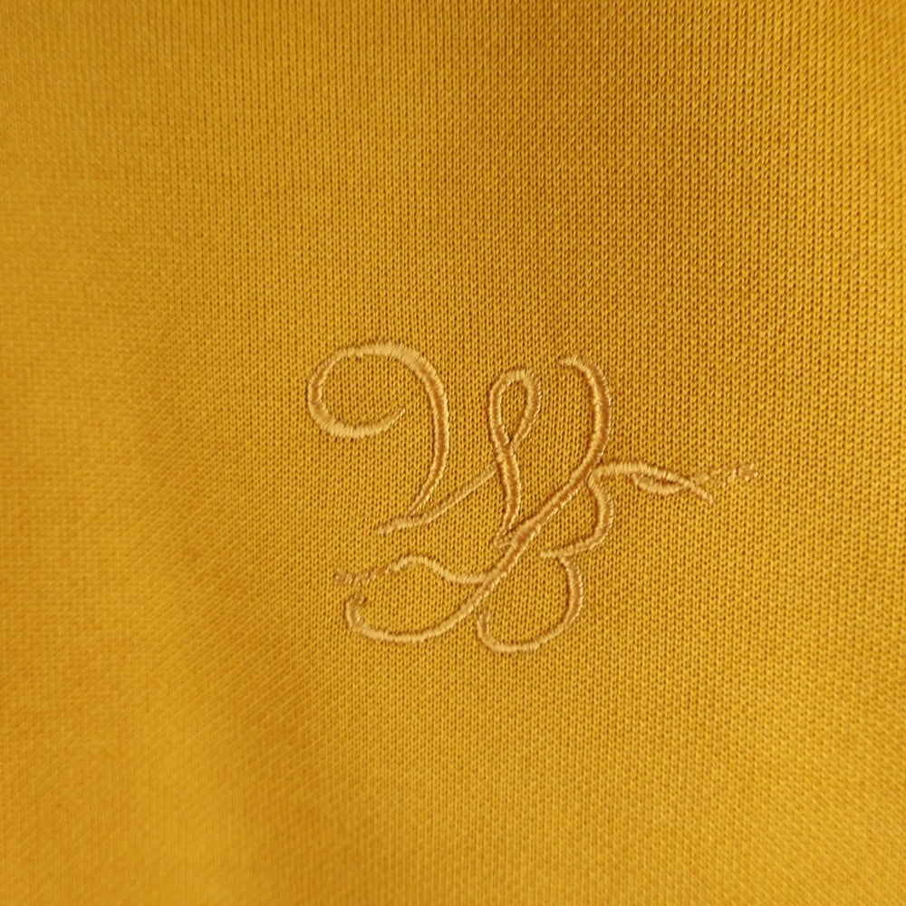 Wales Bonner(ウェールズ ボナー) 21AW TRACK JACKET フロントワンポイントロゴ刺繍 トラックジャケット ジャージ マスタード