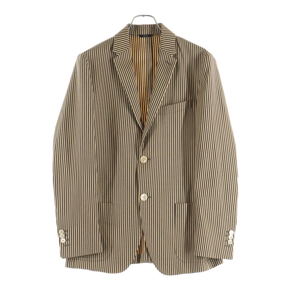FENDI フェンディ Stripe Tailord Jacket FJ0839 O8F ストライプ テーラードジャケット ブラウン FENDI(フェンディ) Stripe Tailord Jacket FJ0839 O8F ストライプ
