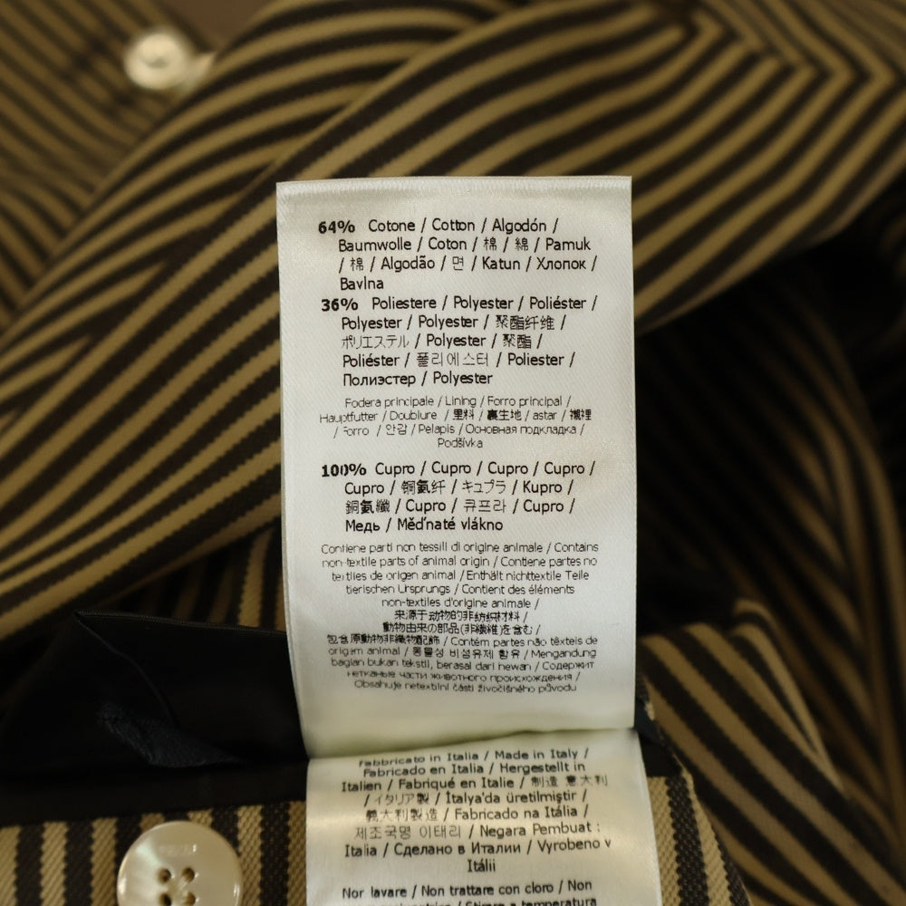 FENDI(フェンディ) Stripe Tailord Jacket FJ0839 O8F ストライプ テーラードジャケット ブラウン