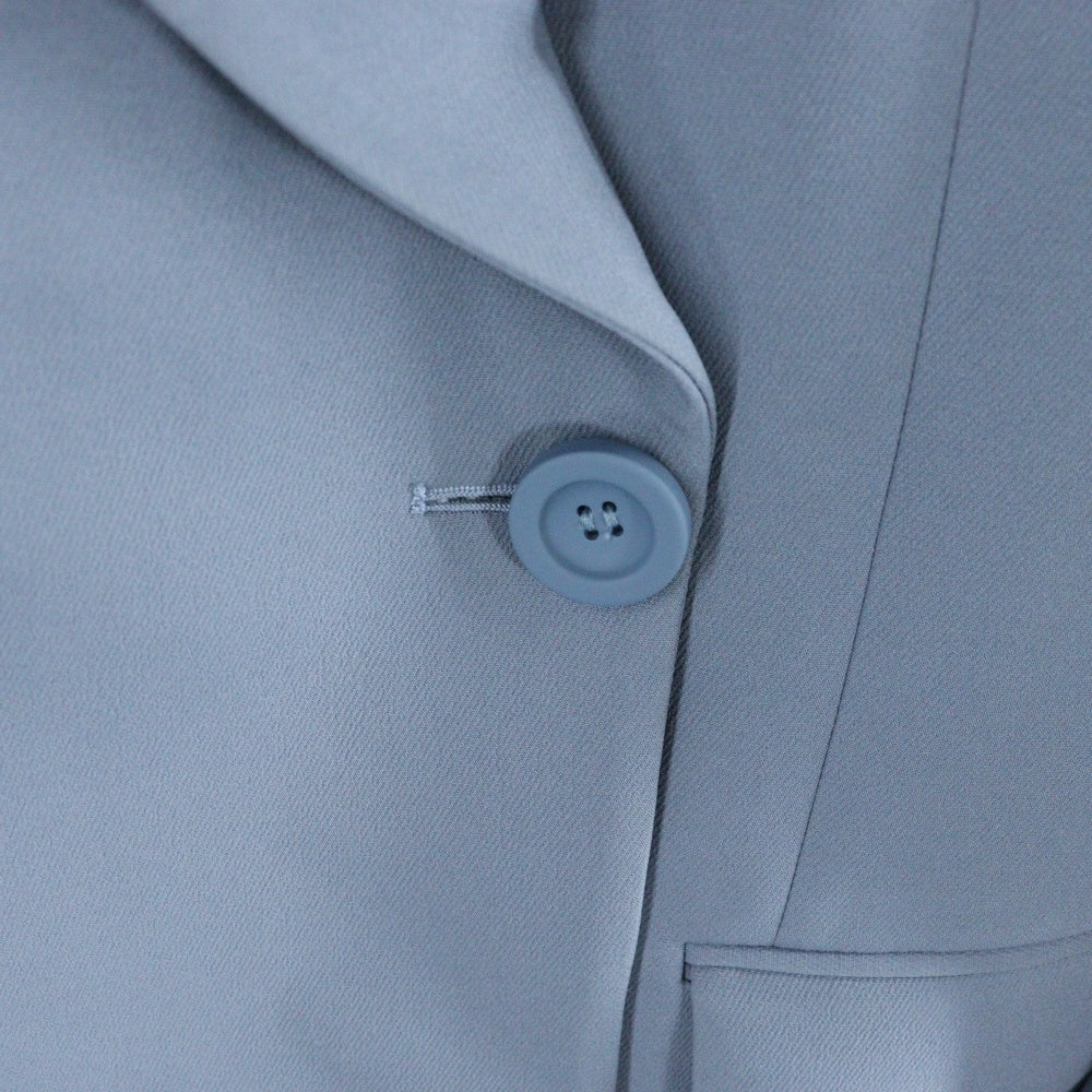 Acne Studios(アクネ ストゥディオズ) 23SS Oversized Double Tailord Jacket FN-WN-SUIT000455 オーバーサイズ ダブルテーラードジャケット ブルー レディース