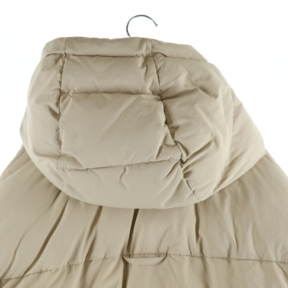 JACQUEMUS(ジャックムス) La Chemise Puffed Parka Jacket フロントワンポイントロゴ刺繍 ジップアップ中綿ジャケット ベージュ