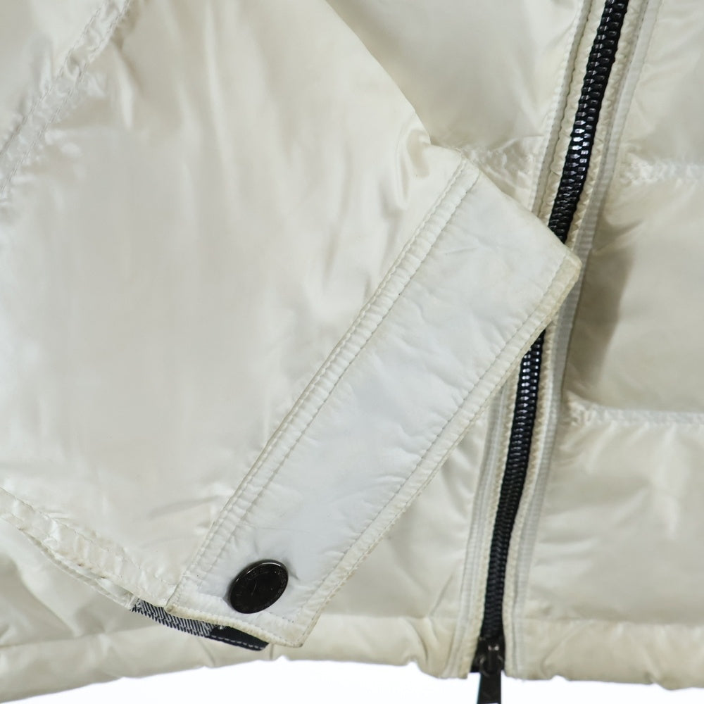 BLACK LABEL CRESTBRIDGE(ブラックレーベルクレストブリッジ) 襟2WAYナイロンダウンジャケット ホワイト 51F73-873-02