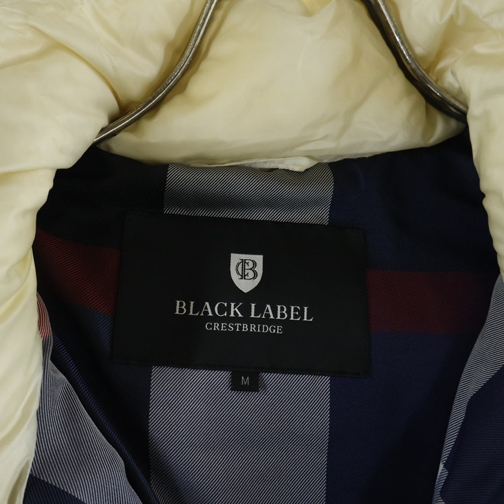 BLACK LABEL CRESTBRIDGE(ブラックレーベルクレストブリッジ) 襟2WAYナイロンダウンジャケット ホワイト 51F73-873-02