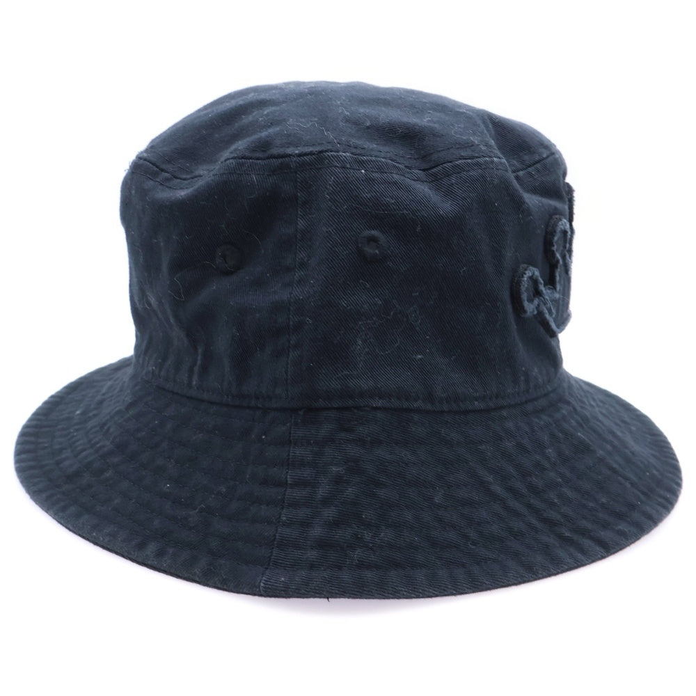 STUSSY(ステューシー) BUCKET HAT CROWN APPLIQUE 1321205 クラウン アップリケ バケットハット ブラック