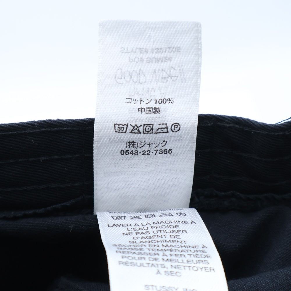STUSSY(ステューシー) BUCKET HAT CROWN APPLIQUE 1321205 クラウン アップリケ バケットハット ブラック
