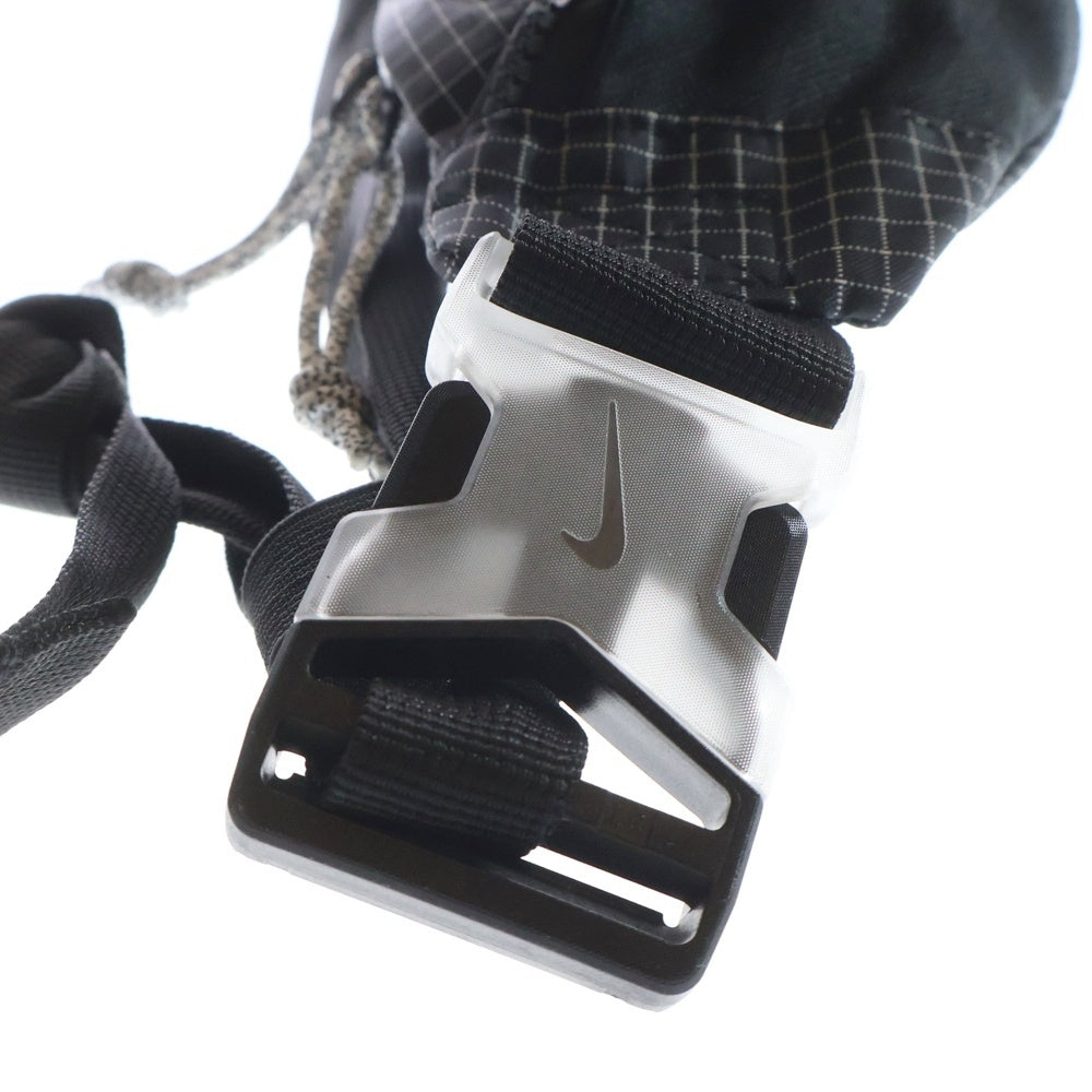 NIKE(ナイキ) ヘリテージ ヒップ パック ロゴ ウエストバッグ ボディバッグ ブラック/グレー DJ1620-010 レディース