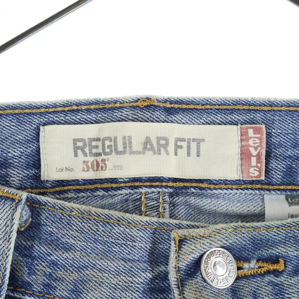 Levi's(リーバイス) 505 REGULAR FIT Denim Pant レギュラーフィット ジップフライ スモールe デニムパンツ ジーンズ ブルー 00505‐4886