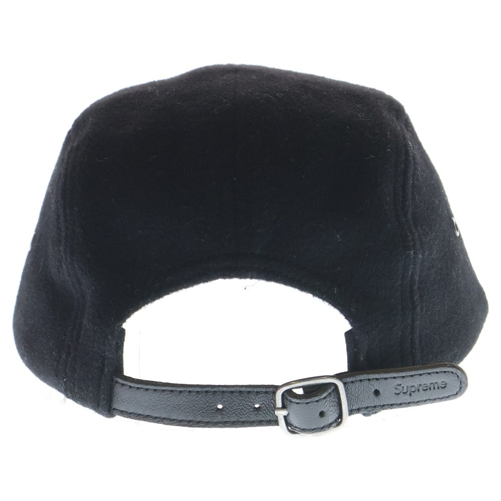 SUPREME(シュプリーム) 13AW Loro Piana Camp Cap ロロピアーナ ウールキャンプキャップ 帽子 ブラック