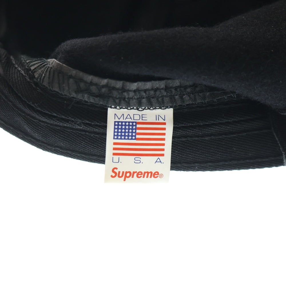 SUPREME(シュプリーム) 13AW Loro Piana Camp Cap ロロピアーナ ウールキャンプキャップ 帽子 ブラック